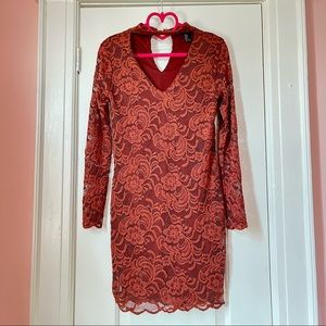 forever 21 lace choker dress